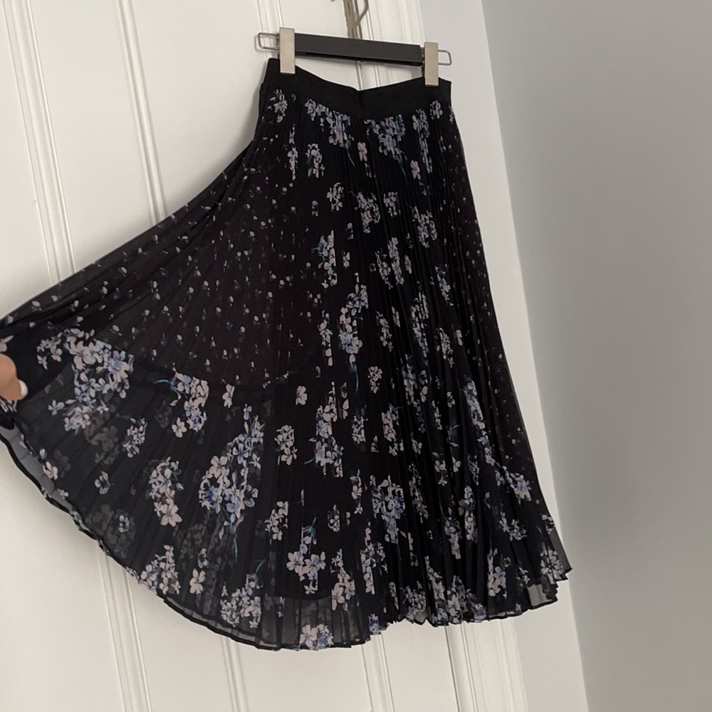 Rebecca Taylor full length pleated skirt